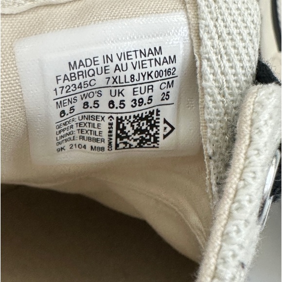 Converse × Rick Owens TurboDrk Converse 70 Low sneakers W8.5/M 6.5 - Picture 10 of 11